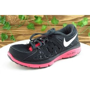 Nike‎ Live Strong Women Size 5.5 M Shoes Black Running Mesh 599181